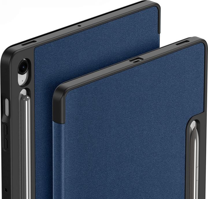 Produktbild Samsung Galaxy Tab S10 FE Plus - Ducis Domo Series, aufstellbares Flip-Etui, Blau (Samsung Galaxy Tab S10 FE+)
