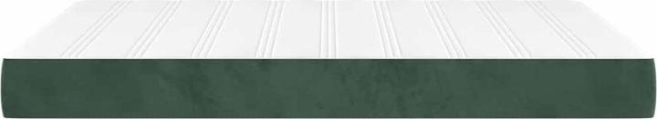 Immagine prodotto vidaXL Taschenfederkernmatratze Dunkelgrün Samt (140 x 210 cm, Nucleo della molla)