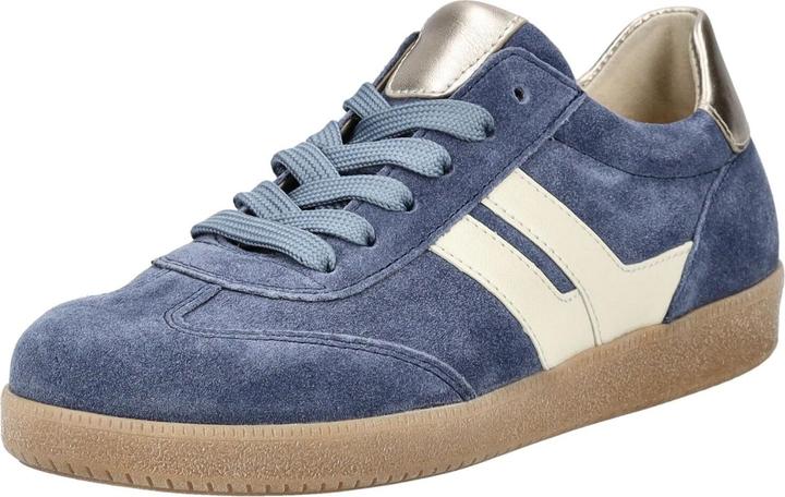 Blau, Denim, Panna, Puder, Weiss