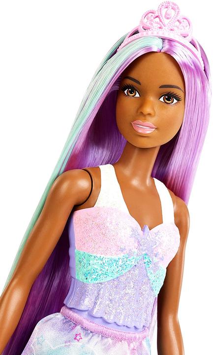 Produktbild Barbie Dreamtopia Zauberhaar-Königreich Puppe (AA) - lila Haare