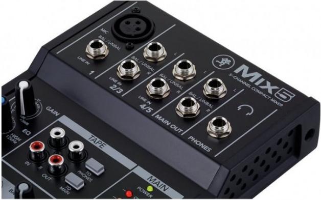 Immagine prodotto Mackie Mix5 (Mixer da studio e live)