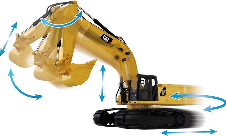 Actual product image Diecast Masters Cat 336 Excavator