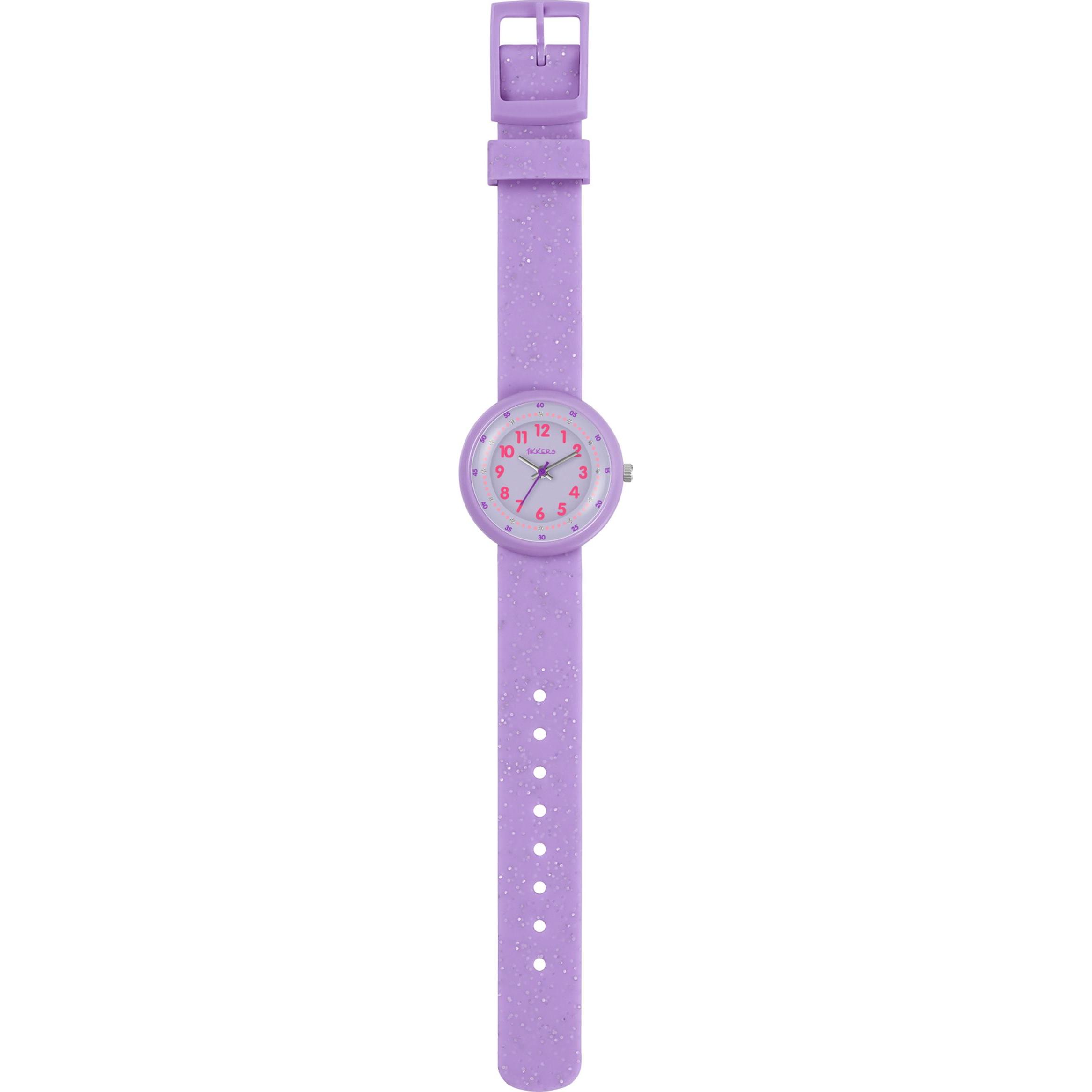 Thumbnail - Tikkers, Armbanduhr, Time Teacher 30mm, Violett, (Analoguhr, 30 mm)
