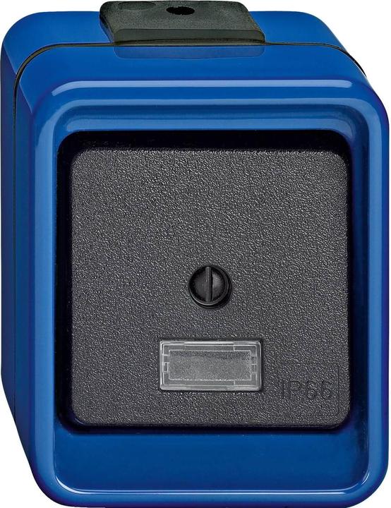 Produktbild Merten Wippschalter, Kreuz, blau, SCHLAGFEST 370775