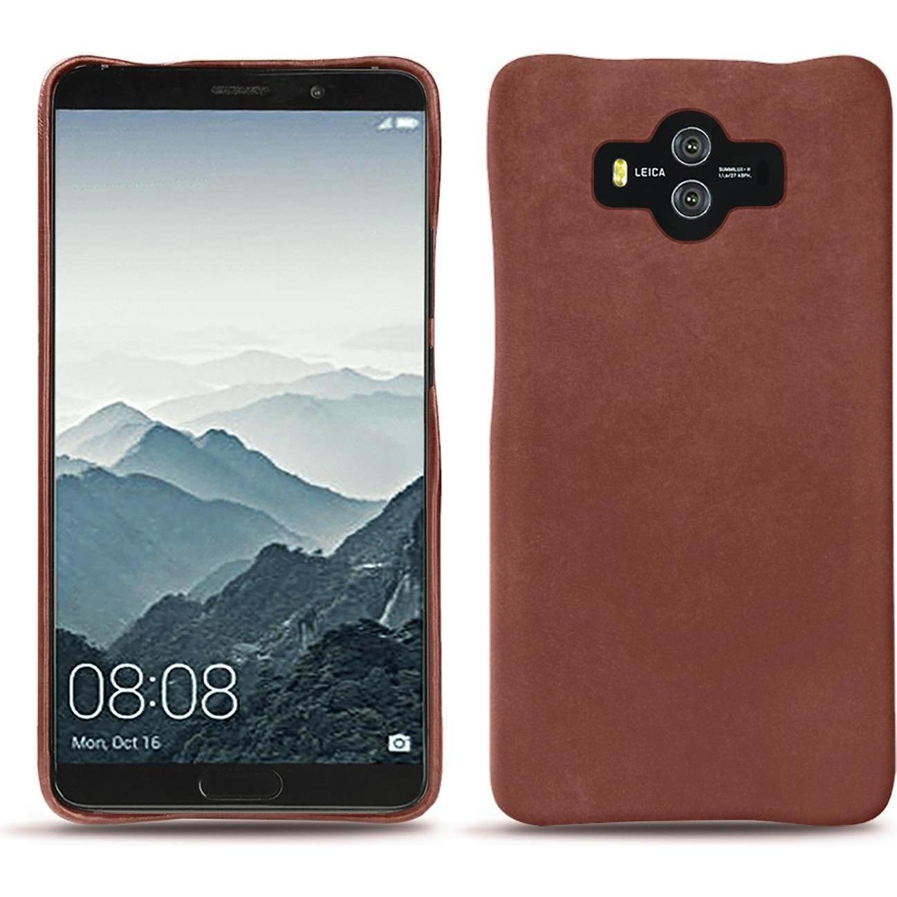 Noreve Lederschutzhülle (Huawei Mate 10), Smartphone Hülle, Rot