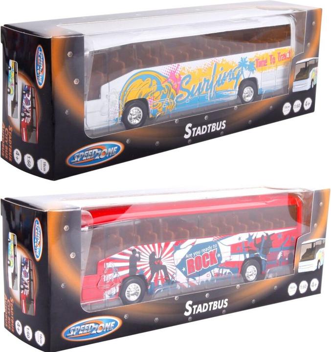 Produktbild Speedzone Fernbus mit Rückzug, Länge 17 cm, sortiert