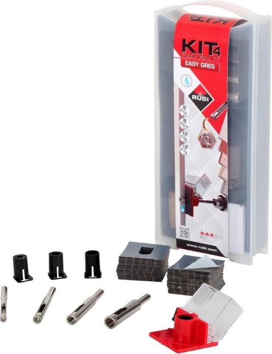 Immagine prodotto Dierre Rubi 4904 - Bit Gres Easy Kit 6,8,10 e 12 mm. (Imbottitura aggiuntiva)