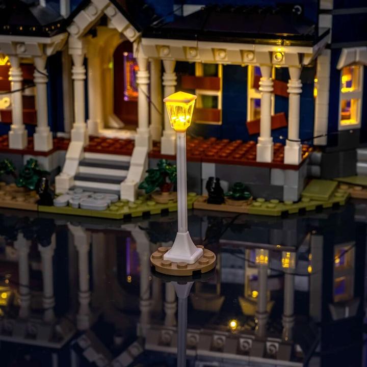 Actual product image Light my bricks LMB 2.0 LEGO® 11370# Stranger Things - The Creel House Light Kit