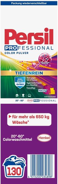 Image du produit Persil Pulverwaschmittel Color Professional 130 WG, 7.8 kg (130 Cycles de lavage, Poudre)