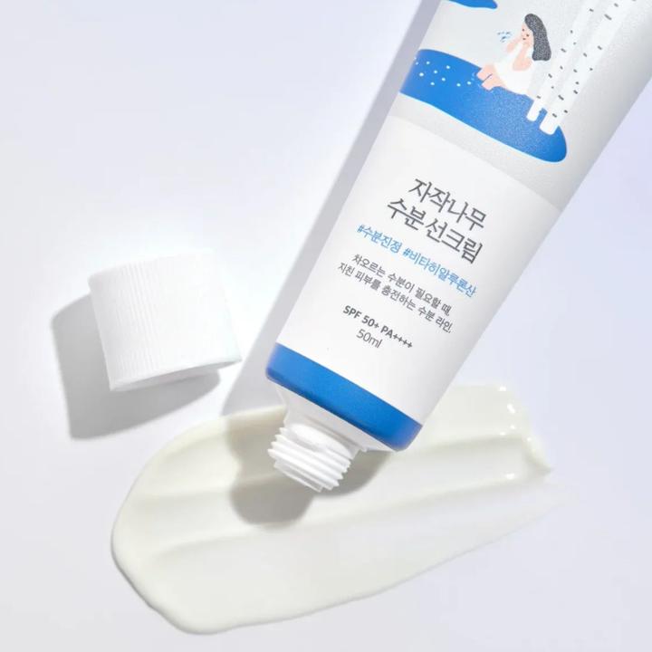 Produktbild Round Lab Moisturizing Sunscreen (Sonnencreme Gesicht, SPF 50+, 50 ml, 50 g)