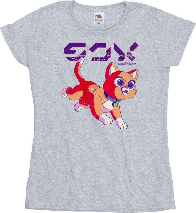 Actual product image Disney Womens/Ladies Lightyear Sox Digital Cute Cotton T-Shirt (S)