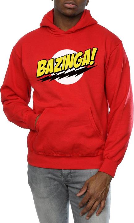 Actual product image Dam Mens Sheldon Bazinga Hoodie (XXL)