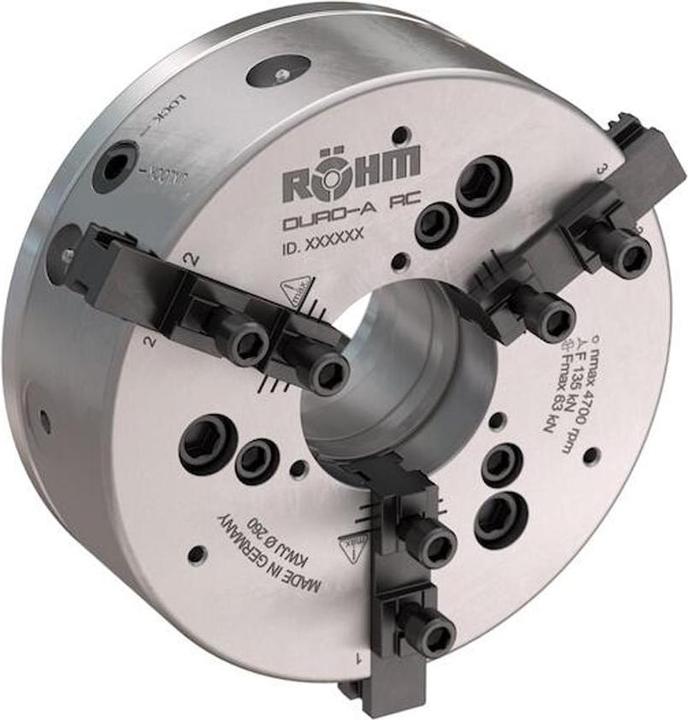 Produktbild Röhm Kraftspannfutter DURO-A RC 400 DIN ISO 702-4 - ZA300 geradverzahnt Einzelentriegelung Edition 2