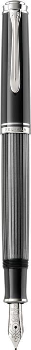 Pelikan Füllhalter Souverän M605 Stresemann Sw 14-K/585 M Geschenkbox (schwarz-anthrazit, 1 x)