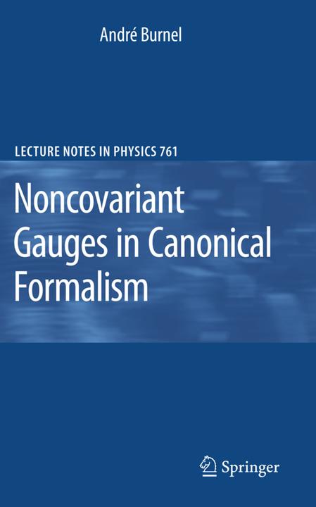 Noncovariant Gauges in Canonical Formalism (Englisch, André Burnel, 2010)