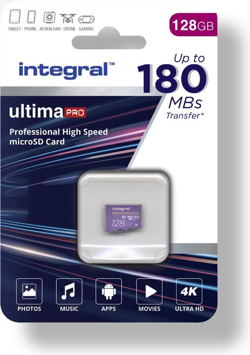 Image du produit INMSDX128G-180/150V30 (128 Go, microSD, U3, UHS-I)