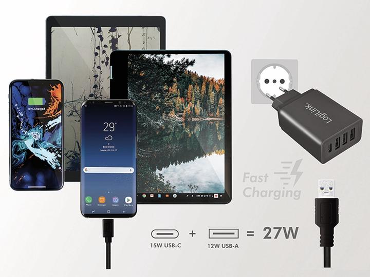 Produktbild LogiLink Adapterstecker (15 W)