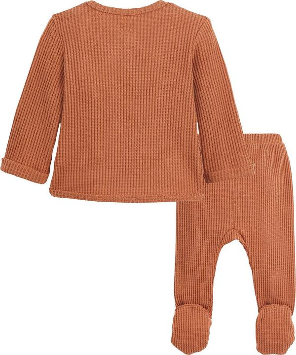 Immagine prodotto La Redoute Collections Set di 2 pezzi composto da giacca e pantaloni con piedini (50)