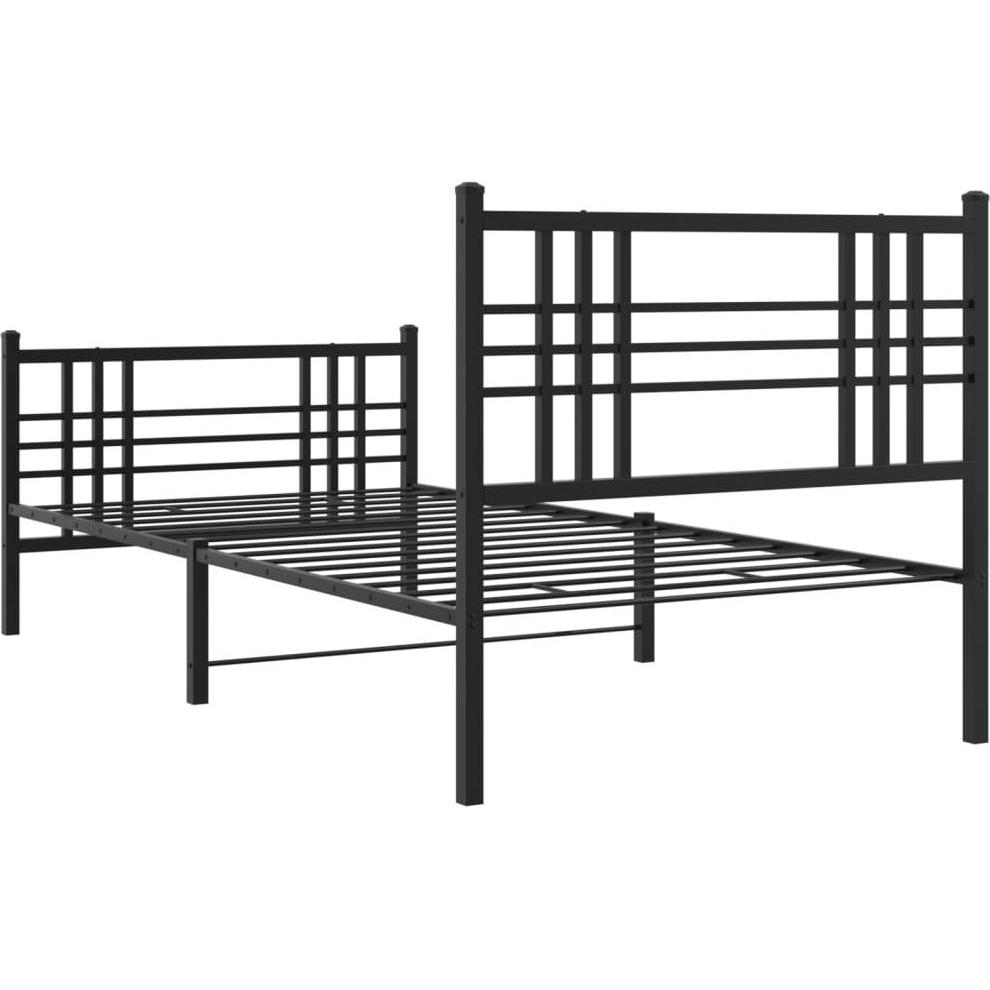 Thumbnail - VidaXL, Bett, Bettgestell mit Kopf- und Fussteil (90 x 190 cm)