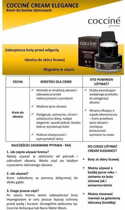 Produktbild Cocciné Farblose Creme für Glattleder
