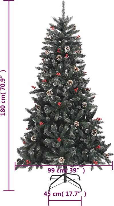 Produktbild vidaXL Weihnachtsbaum (180 cm)
