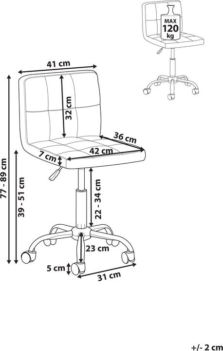 Produktbild Beliani Marion (39 - 51 cm)