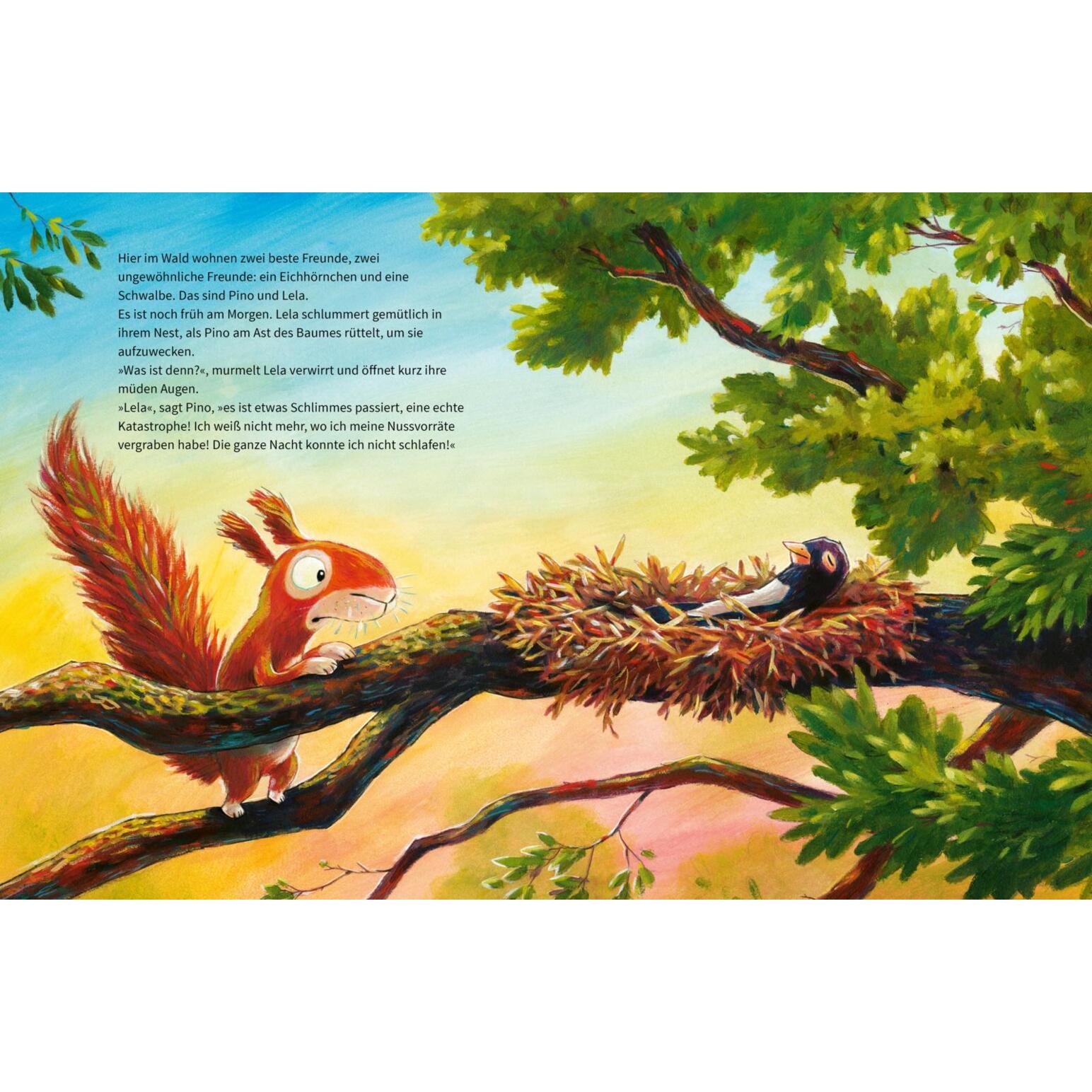 Thumbnail - Pino und Lela: Ein Wald voller Schätze, Kinderbücher von Günther Jakobs