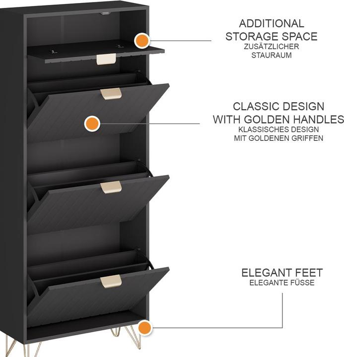 Actual product image Vicco Helge (60 x 23.50 x 145 cm)