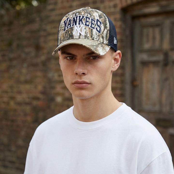 Produktbild New Era A-Frame Trucker Cap - Los Angeles Dodgers real tree (One Size)