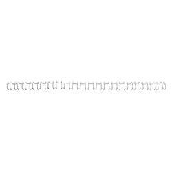 Produktbild GBC Binderücken Draht, 8 mm, 21 Ringe, silber