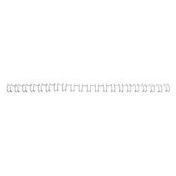 Produktbild GBC Binderücken Draht, 8 mm, 21 Ringe, silber