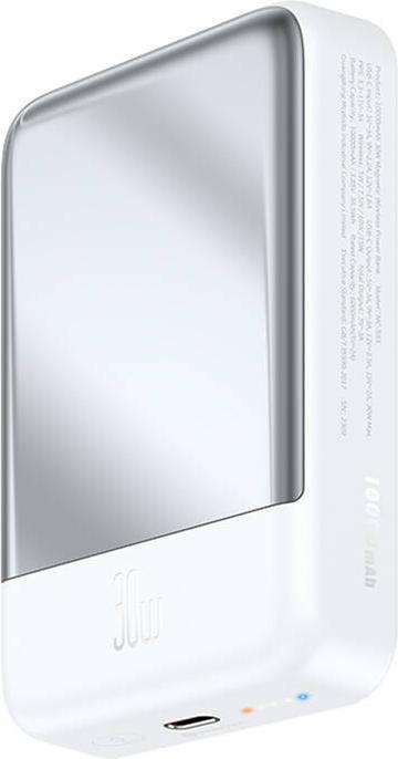 Actual product image Mcdodo MC-5930 Magnetic Power Bank 10000mAh, 30W (white) (10000 mAh, 30 W, 37 Wh)