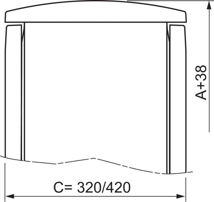 Actual product image Schneider Electric SARE rain canopy