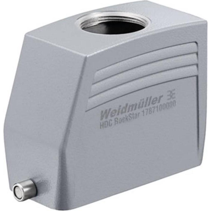 Weidmüller Alloggiamento del gommino Staffa longitudinale Alu IP66 1787100000 (Case), Accessori di elettronica + Alloggiamento, Grigio