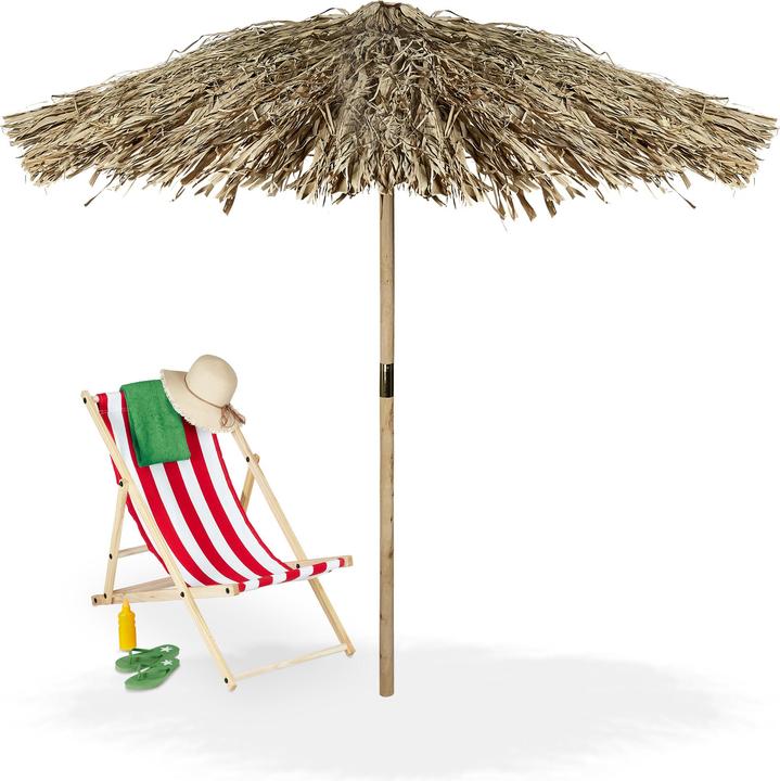 Actual product image Relaxdays Hawaii parasol (2.38 m)