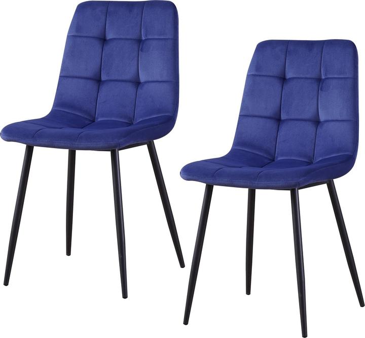 Produktbild HTI-Living Stuhl Mesa Velvet Blau