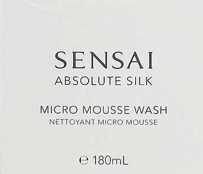 Actual product image Sensai Absolue Silk Micro Mss Wash (Cleansing mousse, 180 ml)
