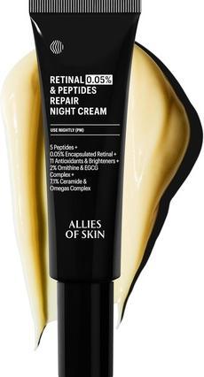 Produktbild Allies Of Skin Retinal 0,05% Peptide Repair Nachtcreme mit eingekapseltem Retinol (48 ml, Nachtcreme)