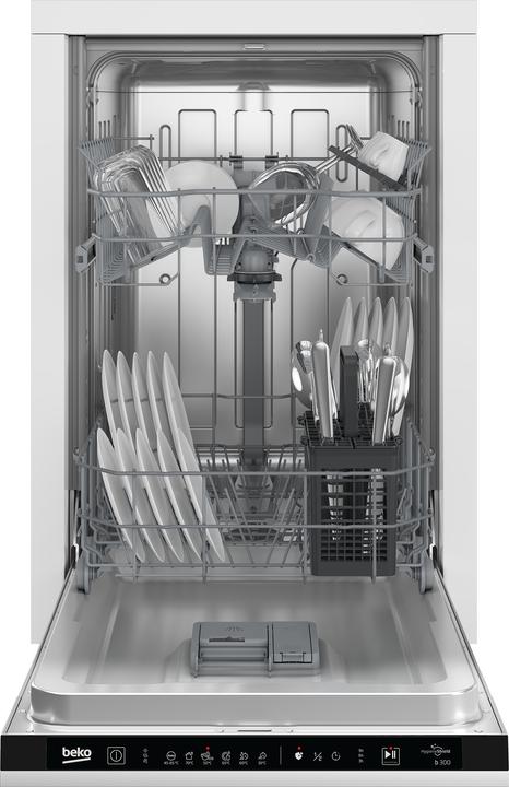 Image du produit Beko Integrierter Geschirrspüler Totally Slim BDIS16030, 45