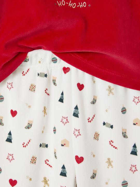 Produktbild Vertbaudet Mädchen Weihnachts-Schlafanzug aus Samt (92)