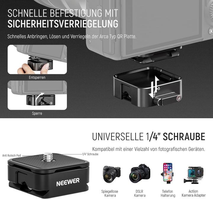 Actual product image Neewer ST200 Overhead Table Top Mount Stand (Further accessories)