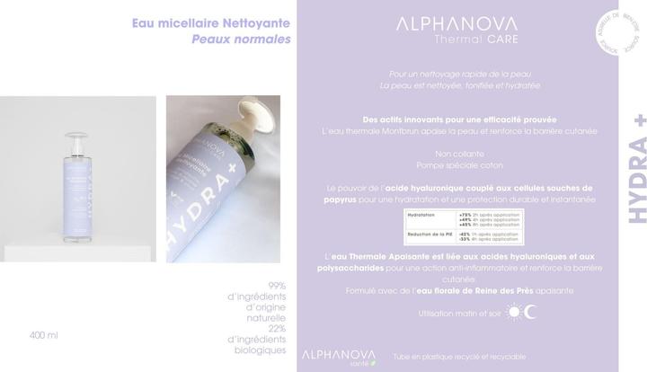 Immagine prodotto Alphanova Acqua Micellare Detergente Thermal Care (Acqua micellare, 400 ml)