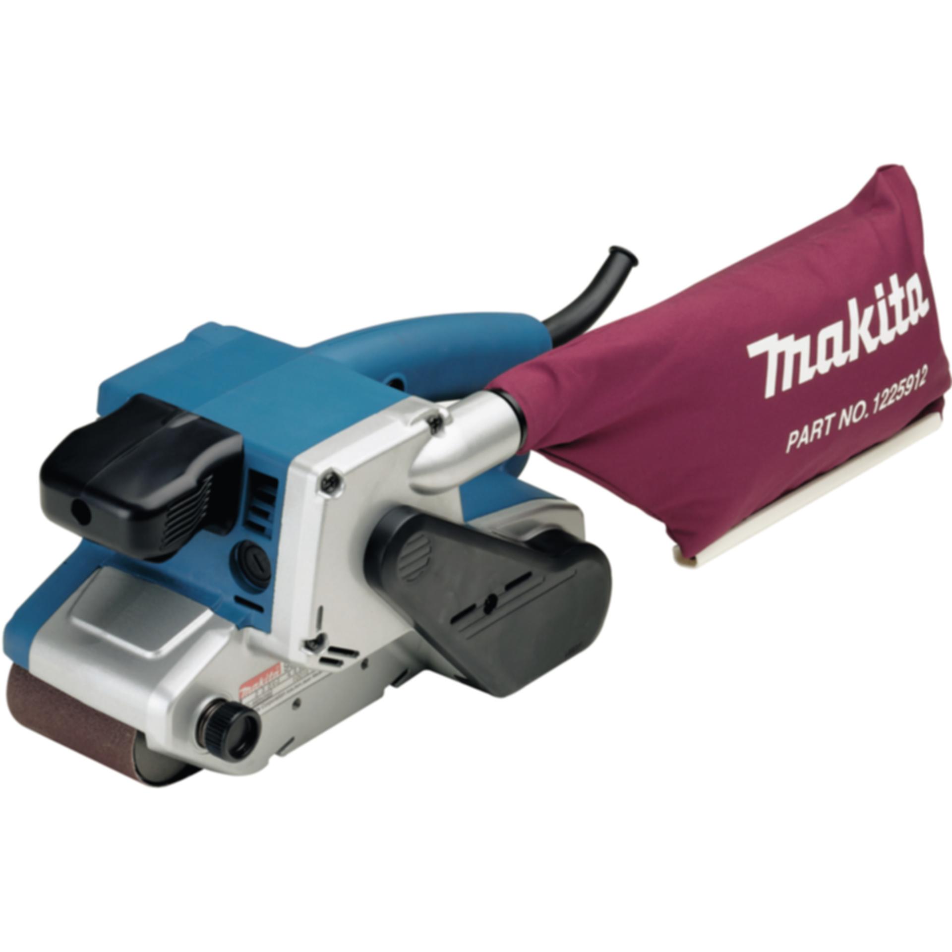 Makita, Rettificatrice + lucidatrice, Levigatrice a nastro (Smerigliatrice, 1010 W)