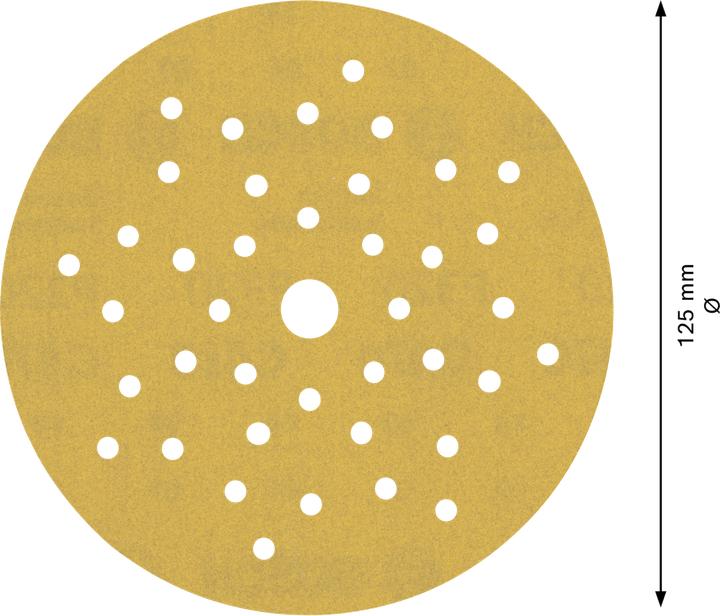 Produktbild Bosch Professional Zubehör EXPERT C470 Schleifpapier Mehrloch für Exzenterschleifer, 125 mm, G 320, 5-tlg. (320)