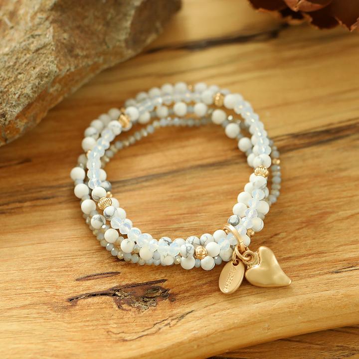 Image du produit Andreani Bracelet en jade naturel véritable (8 cm, Pierres)