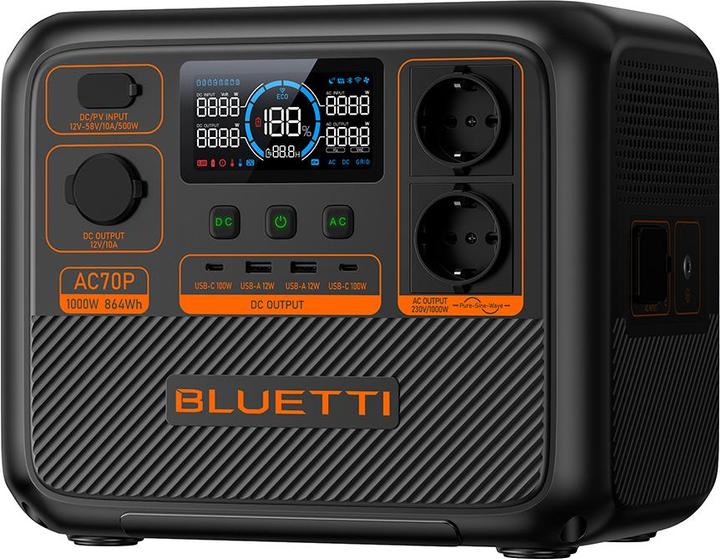 Produktbild Bluetti AC70P (864 Wh, 10.70 kg)