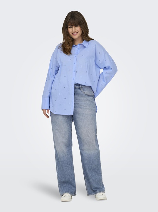 Actual product image Only CARHOPE Hohe Taille Weiter Beinschnitt Jeans Jeans mit weitem Bein (W52/L32)