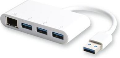 Produktbild DLH USB-A ADAPTER TO 3 USB-A+RJ45 (USB-A, 4 Ports)