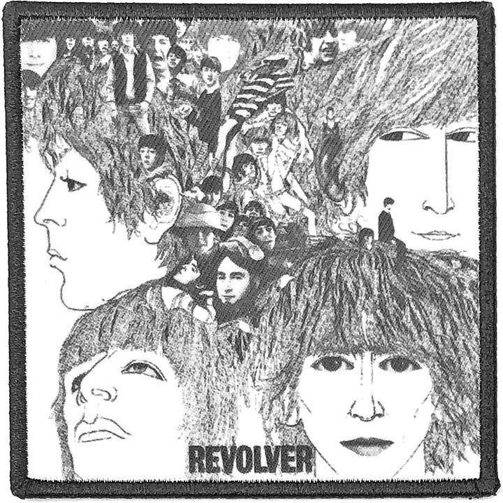 Produktbild The Beatles Standardgrösse Aufnäher zum Aufbügeln Revolver Album Cover Polyester