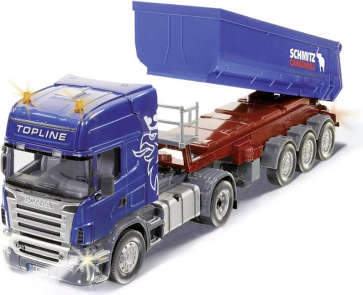 Produktbild Siku Scania Zugmaschine mit Kippsattelauflieger